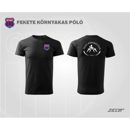 GYAC BIRKÓZÁS COTTON URBAN T-SHIRT PAMUT KEREKNYAKÚ PÓLÓ UNISEX FEKETE