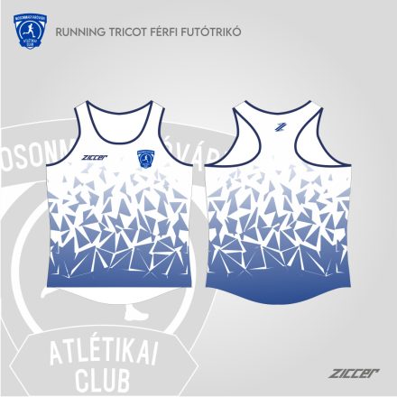 Mosonmagyaróvári Atlétikai Club RUNNING TRICOT unisex ujjatlan mez (trikó) 