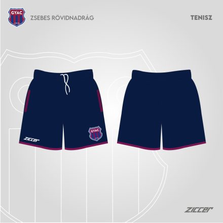 GYAC-Tenisz zsebes rövid nadrág 